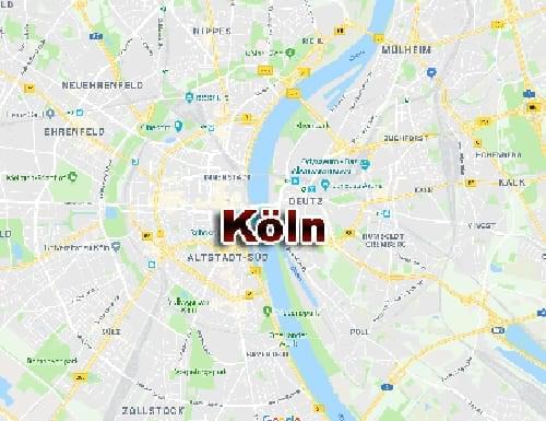 Karte von Köln